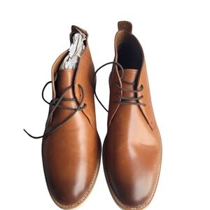 Like New Thomas & Vine Men's Brown Leather Shoes